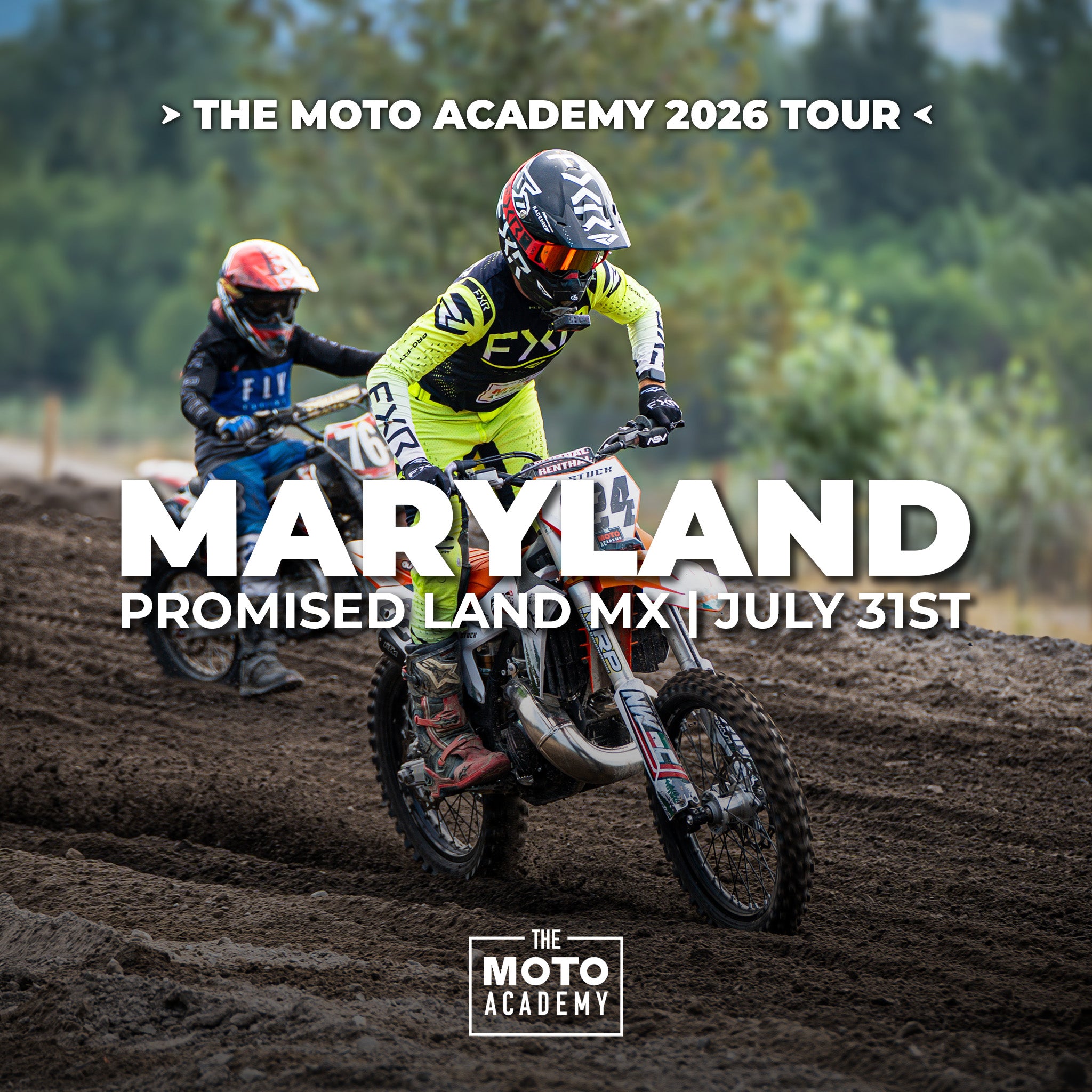 July 31st, 2026 | Promised Land MX | Oldtown, MD – The Moto Academy