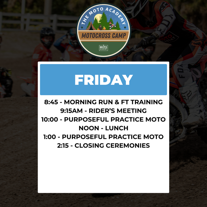 Feburary 16th-20th, 2026 | Barona Oaks MX 5 Day Camp | Lakeside, CA
