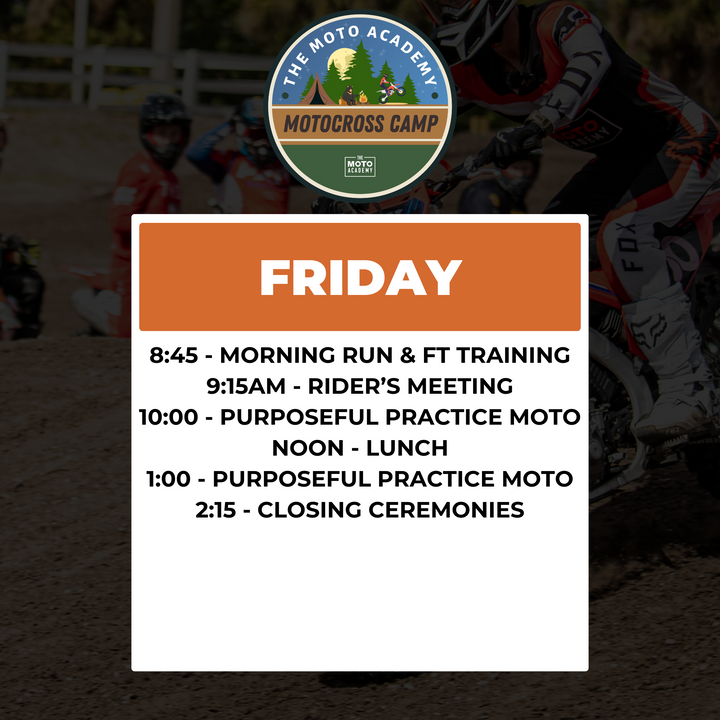 September 21st-25th, 2026 | Skyline MX Park 5 Day Camp | Kuna, ID