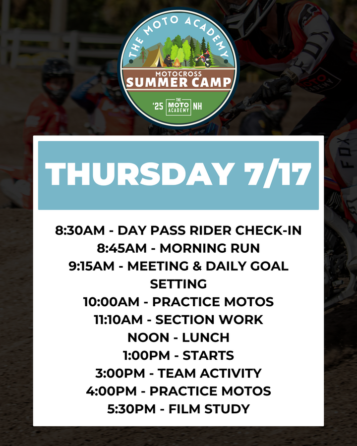 July 14th-18th | Winchester Speedpark Summer Camp | Winchester, NH