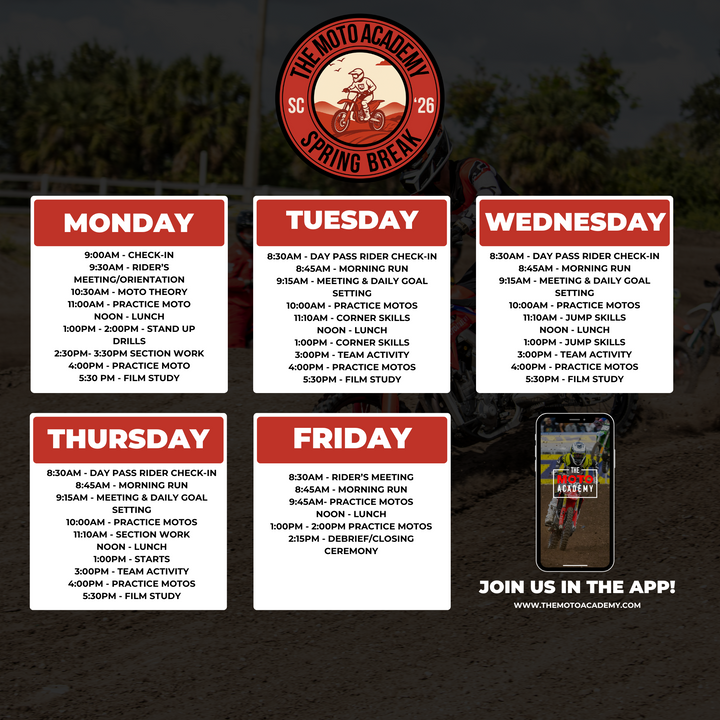 April 20th-24th 2026 | CGI Facility Week Long Camp | Edgefield, SC