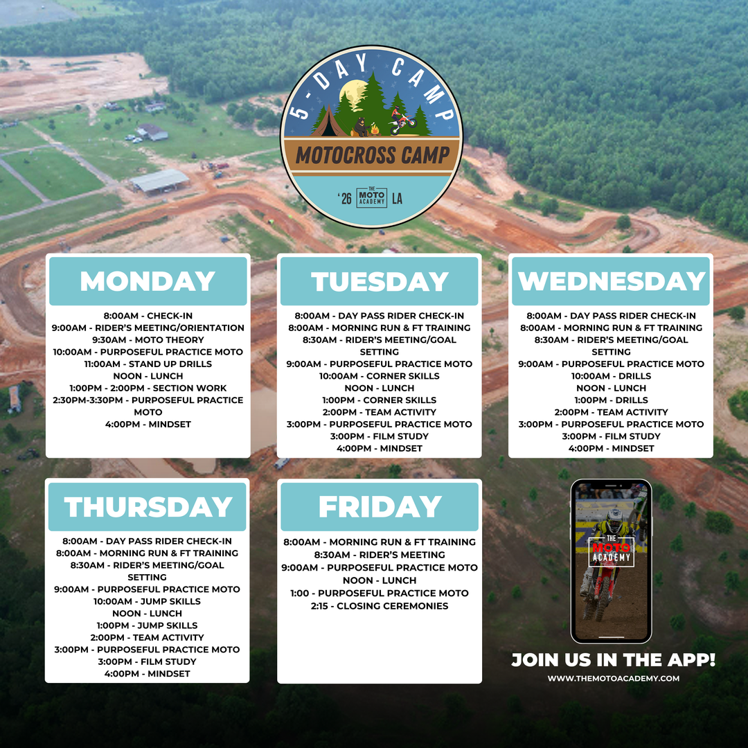 December 14th- 18th, 2026 | Desoto MX 5 Day Camp | Grand Cane, LA