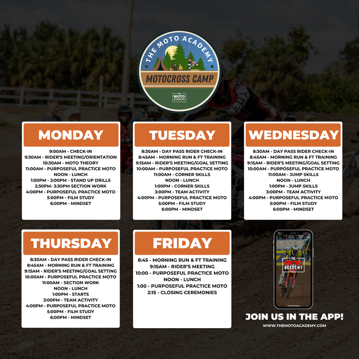 September 21st-25th, 2026 | Skyline MX Park 5 Day Camp | Kuna, ID