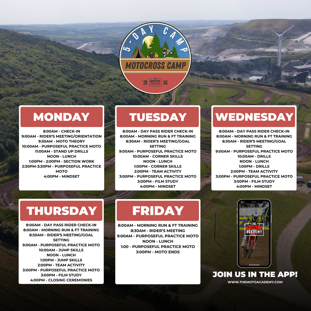 August 17th-21st, 2026 | Fraddon MX 5 Day Camp | Newquay UK