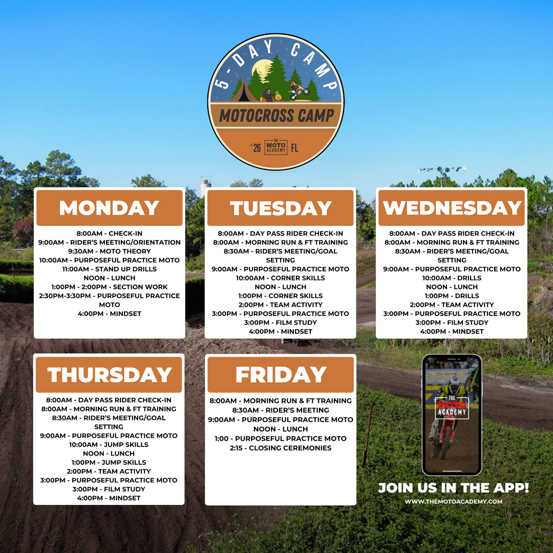 November 16th- 20th, 2026 | Pax Trax 5 Day Camp | Bunnell, FL