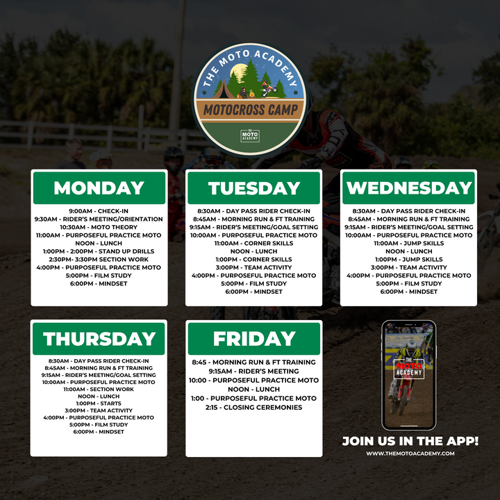April 20th-24th 2026 | CGI Facility Week Long Camp | Edgefield, SC