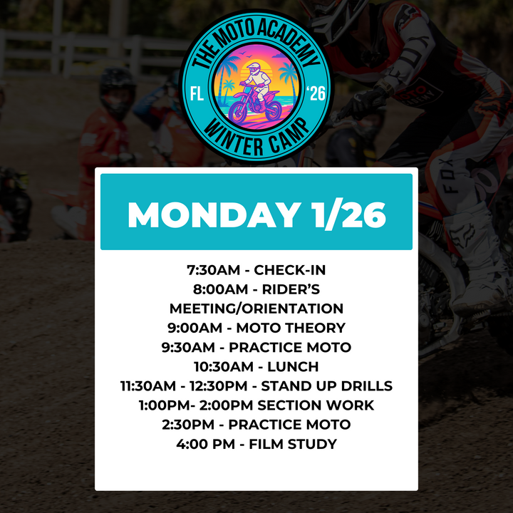 January 26th-30th, 2026 | 74MX Week Long Camp | Punta Gorda, FL