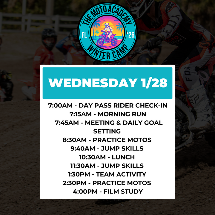 January 26th-30th, 2026 | 74MX Week Long Camp | Punta Gorda, FL