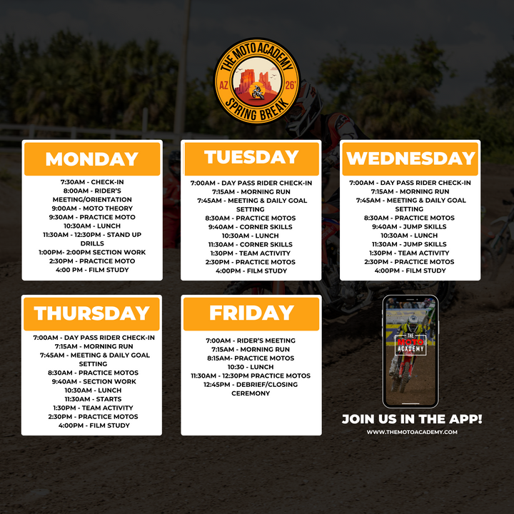 March 9-13 | Motoland MX Park Spring Camp | Casa Grande, AZ