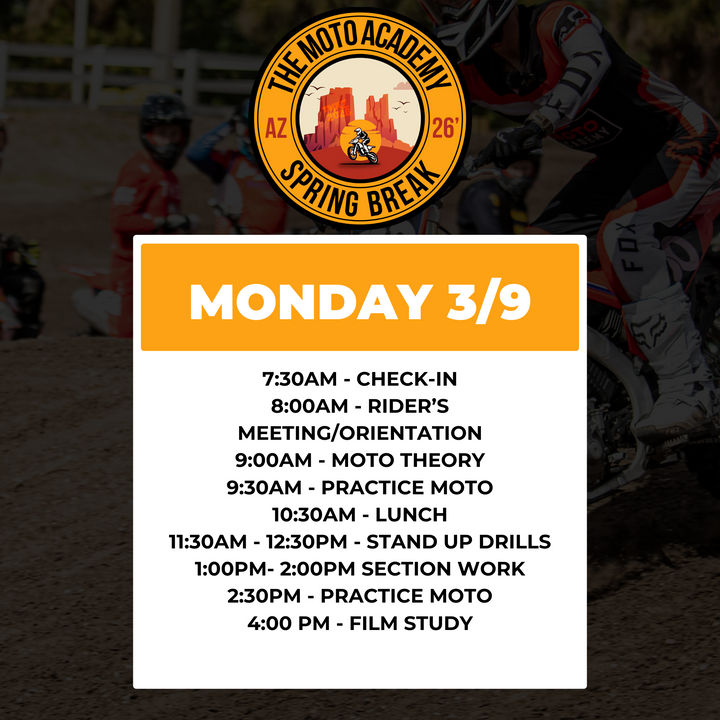 March 9-13 | Motoland MX Park Spring Camp | Casa Grande, AZ