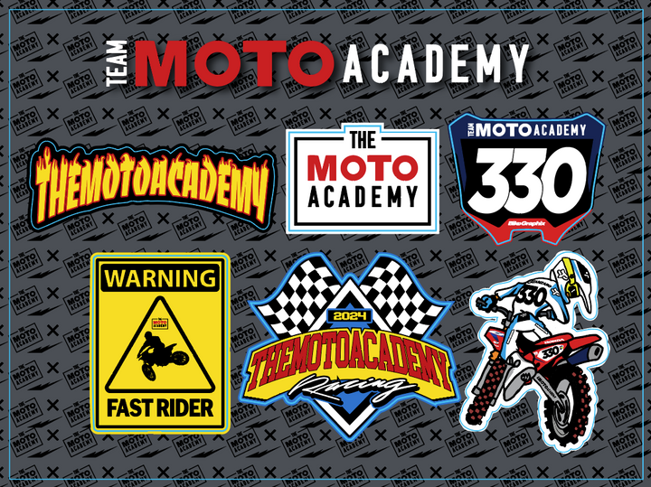 Moto Academy Sticker Pack