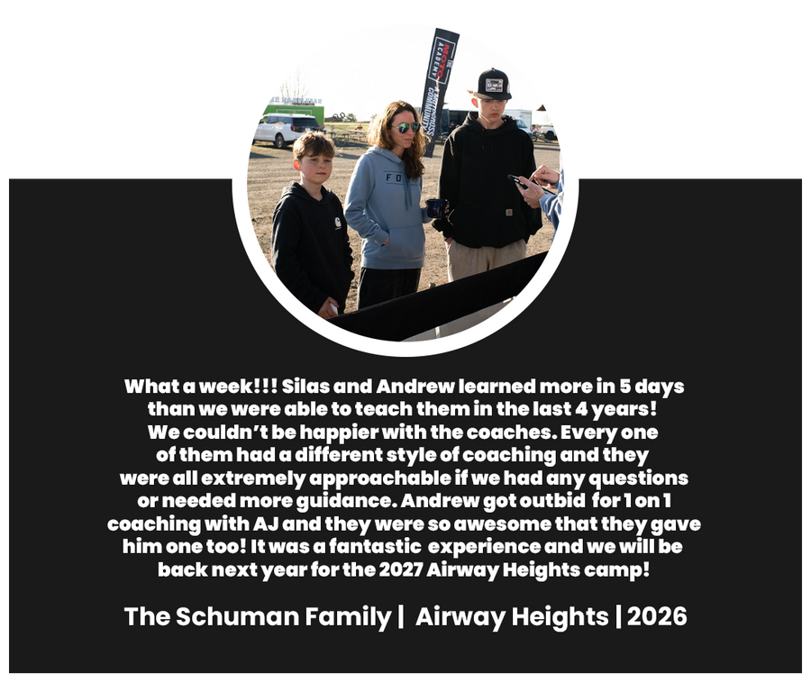 Testimonial from The Schuman Family — Airway Heights, 2026.